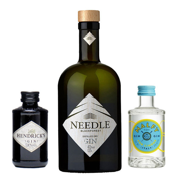 Needle Gin, Malfy Gin + Hendrick´s - 3 x Gin aus Deutschland, Italien und Schottland