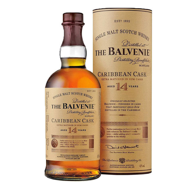 Balvenie 14 Jahre Carribean Cask, Single Malt Scotch Whisky