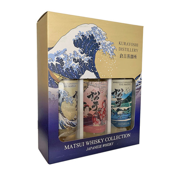 Matsui Whisky Collection Single Malt Japanese Whisky (3x0,2l)