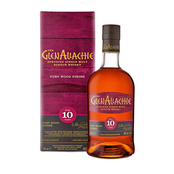 GlenAllachie 10 Jahre - Ruby Port Pipe Finish - Wood Finish Series #1