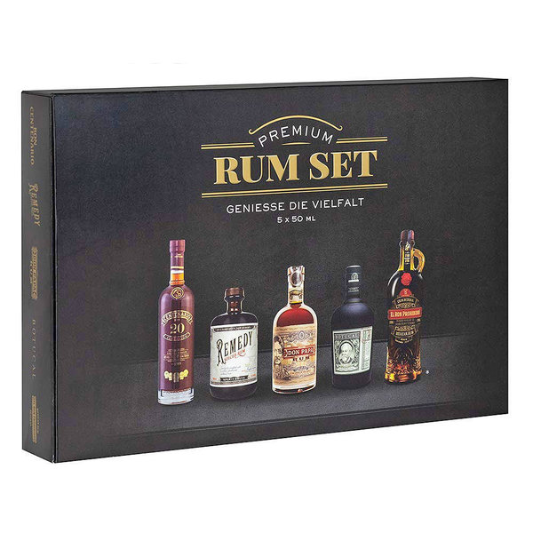 Rum Tasting Box mit Don Papa, Botucal u.a. - 5 x 50ml.