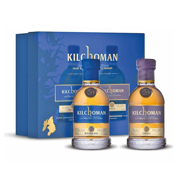 Kilchoman - Tasting/Geschenkbox Machir Bay & Sanaig, Islay Single Malt Whisky