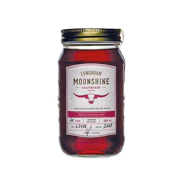 Longhorn Moonshine - Cranberry Likör (500ml)