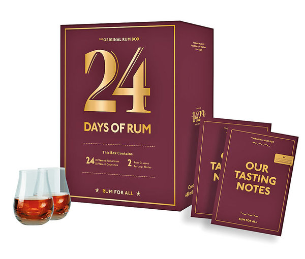 24 Days of Rum Kalender Edition 2022 inkl. 2 Tumbler (24x20ml)