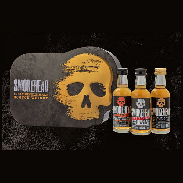Smokehead 3er mini Tasting Box - Islay Single Malt Scotch Whisky