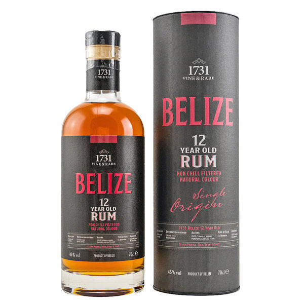 1731 Rum - Belize Rum 12 Jahre - Travellers Liquours