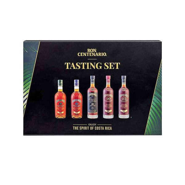 Ron Centenario Rum Tasting Box. - 5 x 50ml.