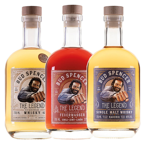 3 x St. Kilian Bud Spencer - Whisky + Likör