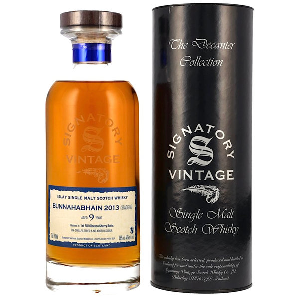 Bunnahabhain Staoisha 2013/2023 Signatory Vintage Islay Single Malt Scotch Whisky The Decanter